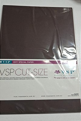 PAPEL A4 210X297 CHARACTER CACAU 180G C/ 25 FLS