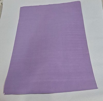 PAPEL CAMURÇA LILAS 40X60 C/ 10 FLS