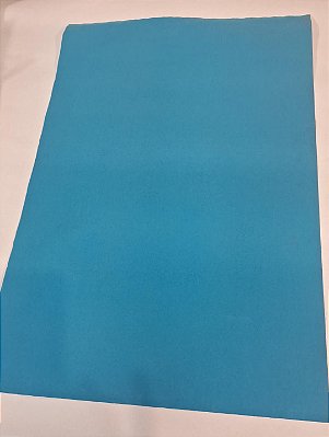 PAPEL CAMURÇA AZUL CÉU 40X66 C/ 10 FLS