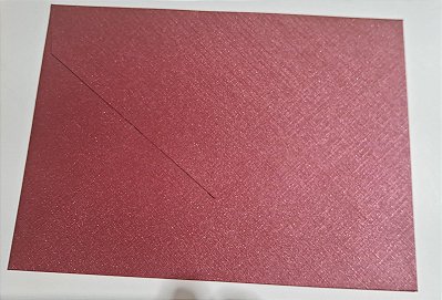 ENVELOPE CONVITE 16,5X22,5 RELUX RUBI TELADO 180G C/ 10 UN