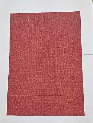 PAPEL A4 210X297 CANVAS VERMELHO 150G C/ 5 UN