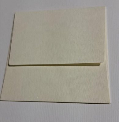 ENVELOPE 10X10 RIVES TRADITION PALE CREAM 170G C/ 10 UN