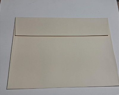 ENVELOPE CONVITE LAPELA RETA 16,5X22,5 COLOR PLUS MARFIM 120G C/ 10 UN