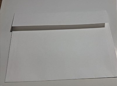 ENVELOPE CONVITE LAPELA RETA OPALINA 120G C/ 10 UN