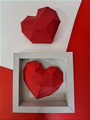 Coração em Lowpoly - 12/02