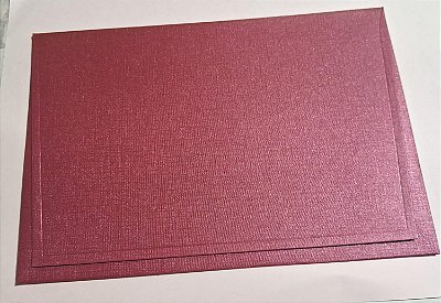 ENVELOPE VERNISSAGE 150X215 RELUX RUBI TELADO 180G C/ 10 UN