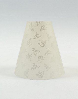 Cúpula de abajur em - Paper Lamp transparente decor Rosas