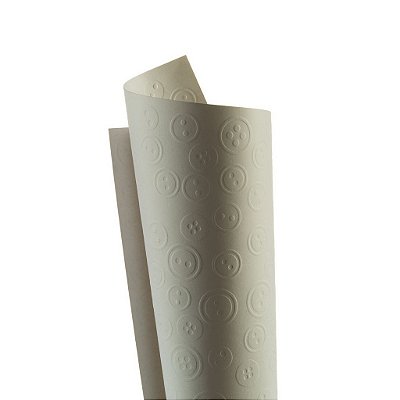 Papel Tx Realce Botões Branco 30,5x30,5cm com 5 unidades