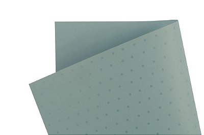 Papel Decor Bolinhas Azul Santorini - Incolor 30,5x30,5cm com 5 unidades