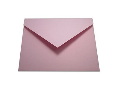Envelopes convite Color Plus Rosa Verona com 10 unidades