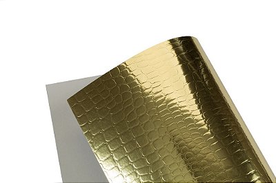 Papel Texture TX Croco Ouro 30,5x30,5cm com 5 unidades