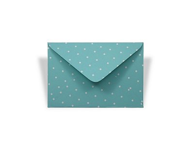 Envelopes visita Aruba Decor Bolinhas Brancas - Lado Externo com 10 unidades