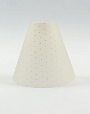 Cúpula de abajur em papel - Paper Lamp transparente decor Poá