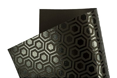 Papel SuperInk Dark Hexágono 30,5x30,5cm com 2 unidades