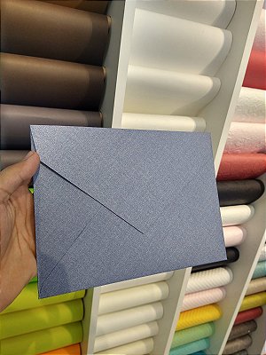 Envelopes Convite Azul (Blue Steel) com 10 unidades