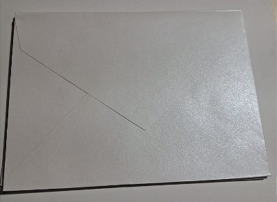Envelope Convite 16,5x22,5 com brilho Sirio Pearl Polar Dawn com 10 unidades
