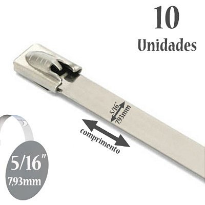 Abraçadeira para Coifa Semi Eixo Aço Inox 304 7,93mm