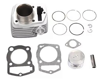 Kit Cilindro, Pistão e Anéis para Moto Fan 125cc - DSRShop