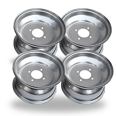 Kit 4x Rodas 21x7-10 Aro 10 P/ Quadriciclo E Buggy