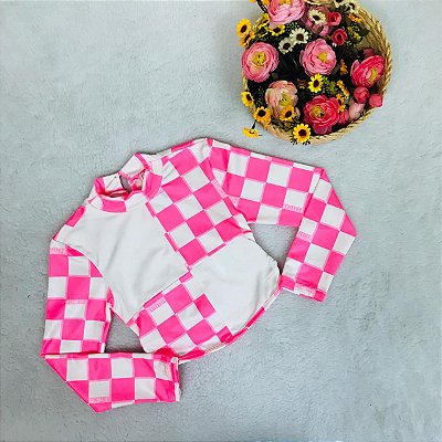 Blusa Infantil Cropped c/Lycra da Málagah
