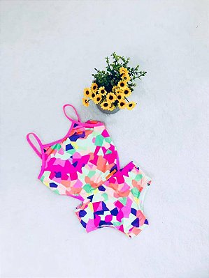 Maiô de Praia Infantil Estampado da Mon Sucré