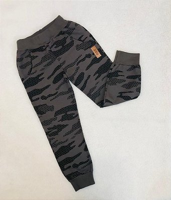 Calça de Moletom Infantil Camuflada Cores Diferentes