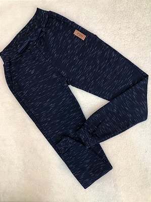 Calça de Moletom Juvenil Rajada Cores Diferentes