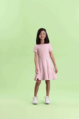 Vestido Infantil de Festa com Borboletas e Mangas da Petit Cherie