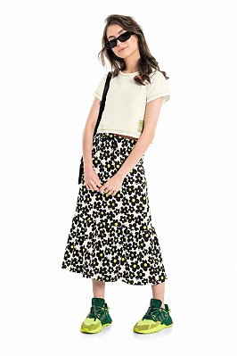Conjunto Juvenil Feminino Com Saia Longa da Gloss