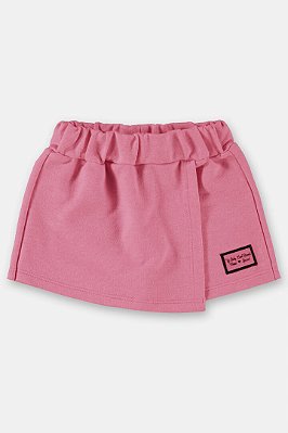 Shorts Infantil Feminino Jeans Claro da Málagah