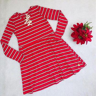 Vestido Infantil Casual Malha Canelada da Colcci Kids