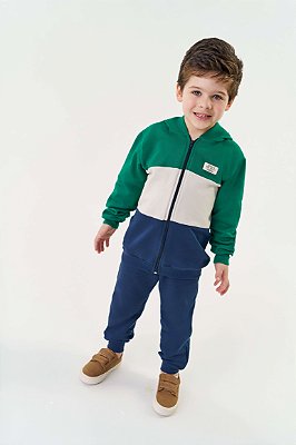Conjunto Infantil de Frio Masculino Aberto da Abrange
