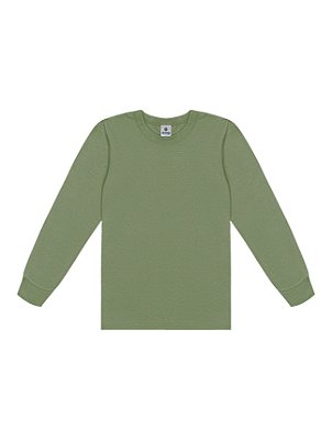 Camiseta Infantil Manga Longa Algodão da Abrange