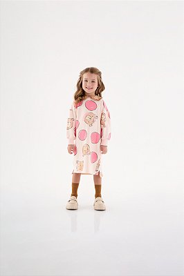 Vestido Infantil Casual com Ursos Molecotton da Up Baby