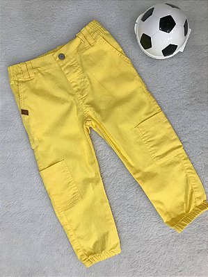 Calça Infantil de Sarja Bolso Cargo Cores da Have Fun