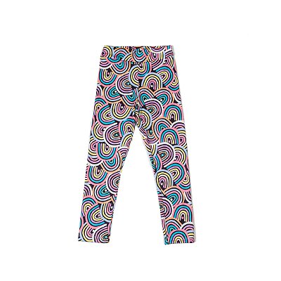 Legging Infantil Feminina Estampada com Arco Íris