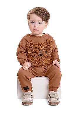 Conjunto Infantil e de Bebê de Frio Masculino da Quimby