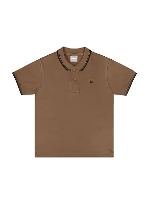 Camiseta Infantil Masculina da Quimby Polo Piquet