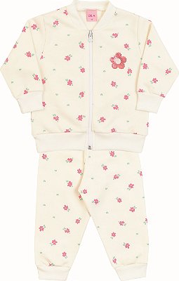 Conjunto Bebê Feminino Moletom Aberto