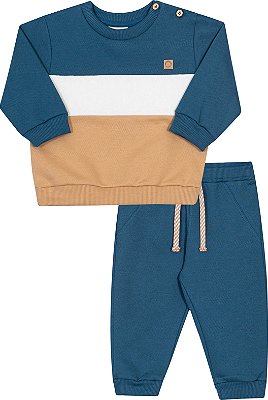 Conjunto Infantil de Frio Masculino Fechado Estiloso