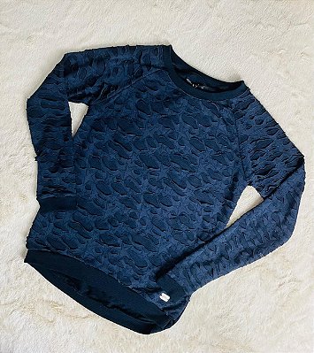 Blusa Juvenil de Manga Longa Feminina da Gloss Fechada
