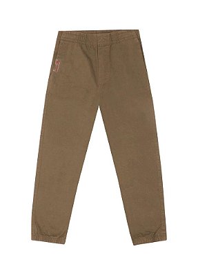 Calça Juvenil Masculina Sarja com Elástico