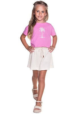 Conjunto Infantil Feminino da Have Fun com Saia