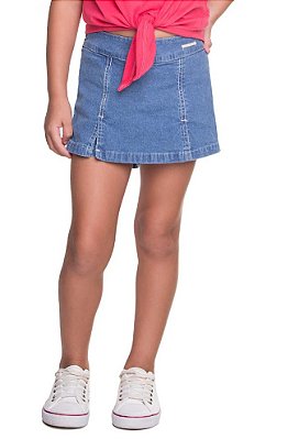 Shorts Saia Jeans Infantil e Juvenil da Have Fun Claro