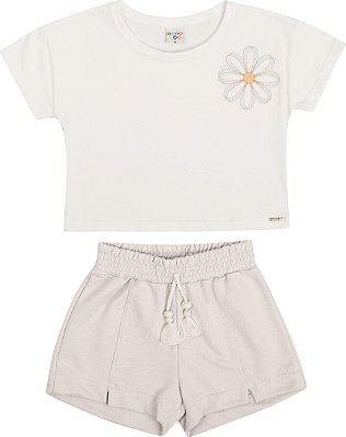 Conjunto Juvenil Feminino da Have Fun com Shorts