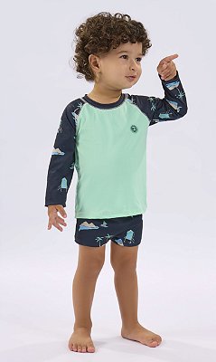 Conjunto Infantil de Sunga Proteção Solar