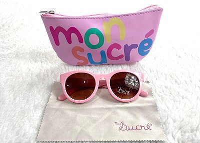 Óculos de Sol Infantil Mon Sucré Rosa