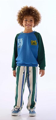 Conjunto Infantil Masculino da Três e Já com Calça