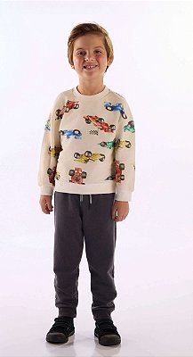 Conjunto Infantil Masculino Up Baby Estampa Carros