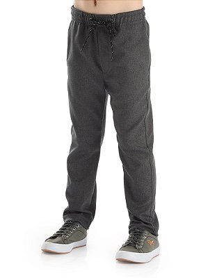 Calça Juvenil Menino Alfaiataria com Elástico